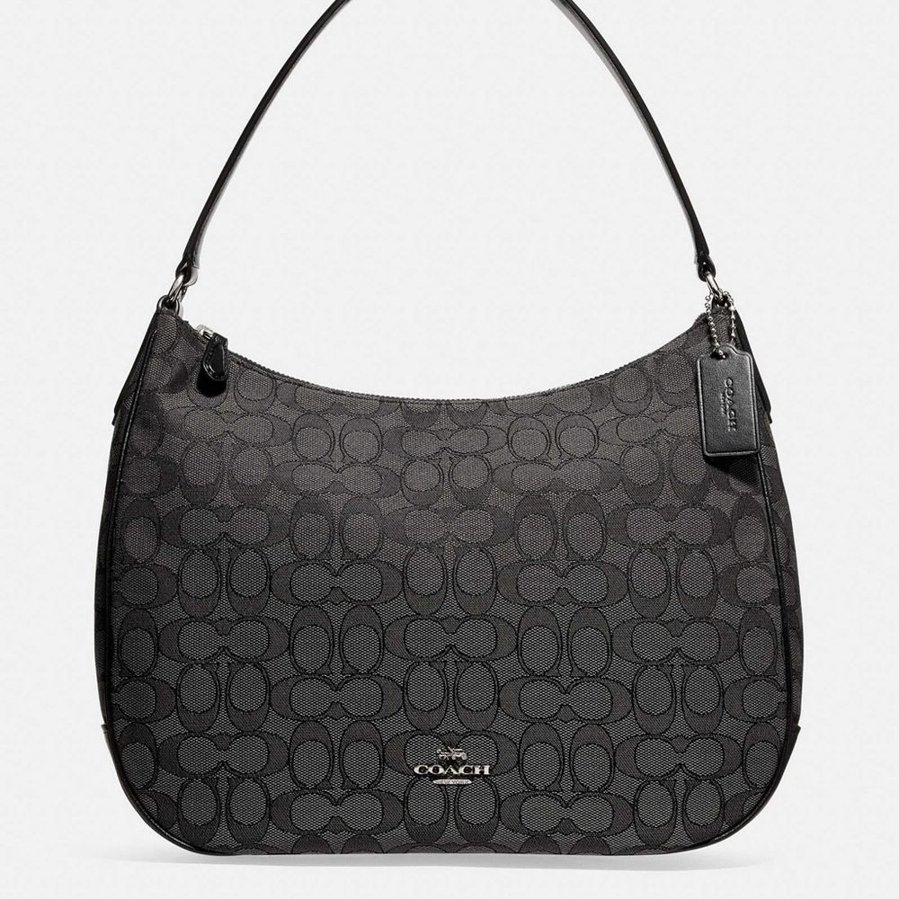 Coach Charcoal Signature Shoulder Bag